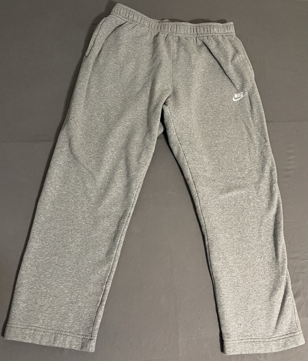 Nike Sportswear Club Fleece Gray Sweatpants XL Men’s Soft Logo Pants Excellent